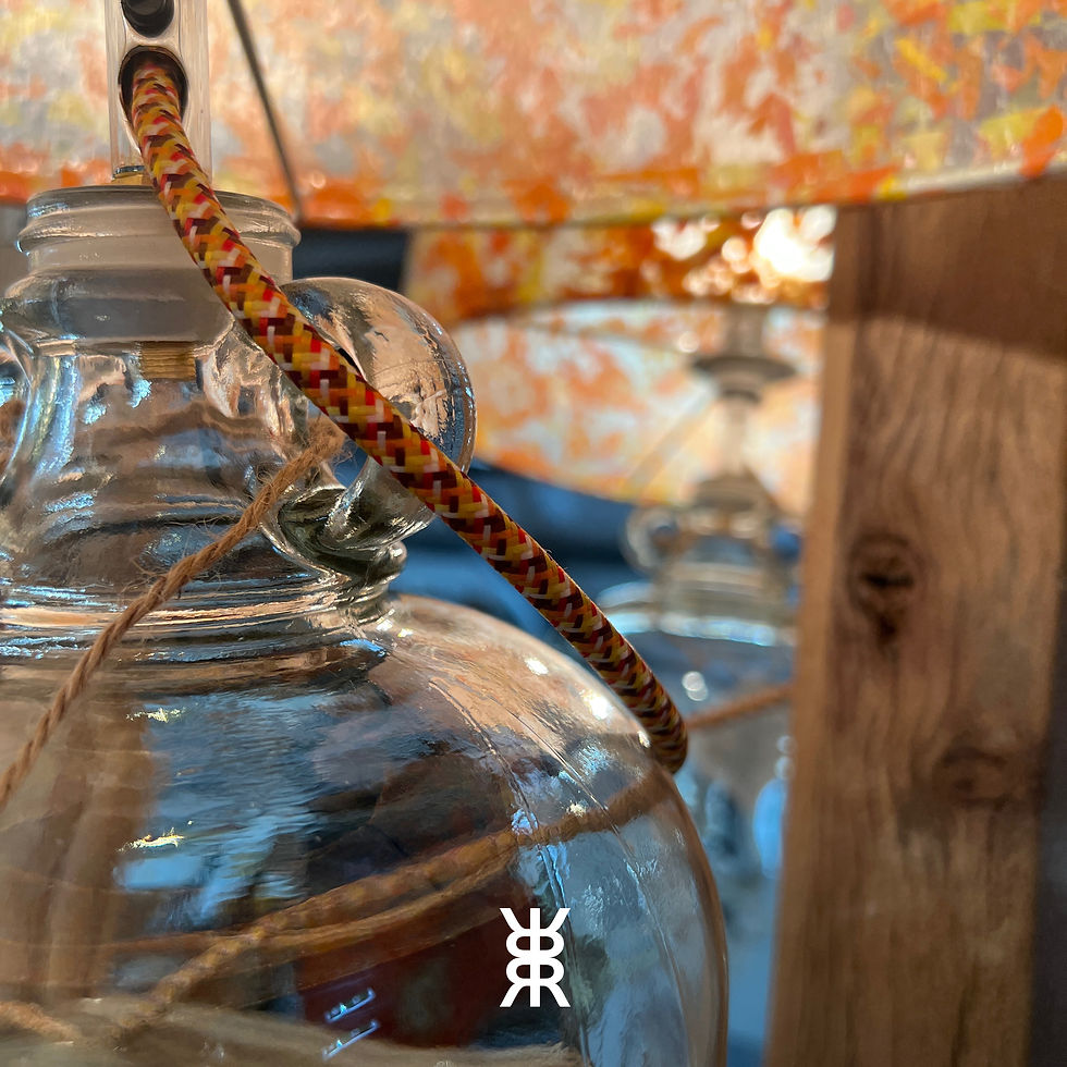 Thumbnail: Terazzo in Oranges with Demijohn base