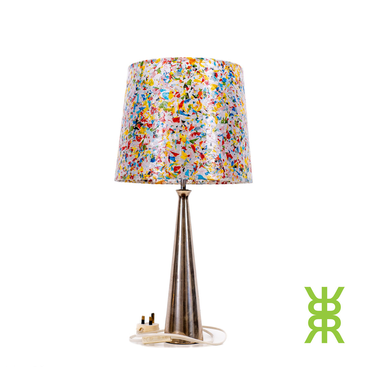 Terrazzo in Primaries on Silver Colour Base