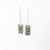 Miniature : Boucles d'Oreilles Argent et Spinelle