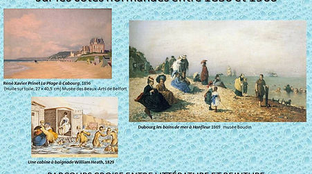 A la rencontre des premiers villégiaturistes sur les côtes normandes au XIXème siècle