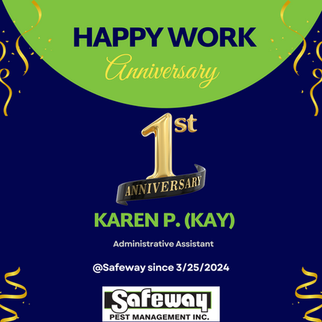 Happy 1st anniversary, Kay