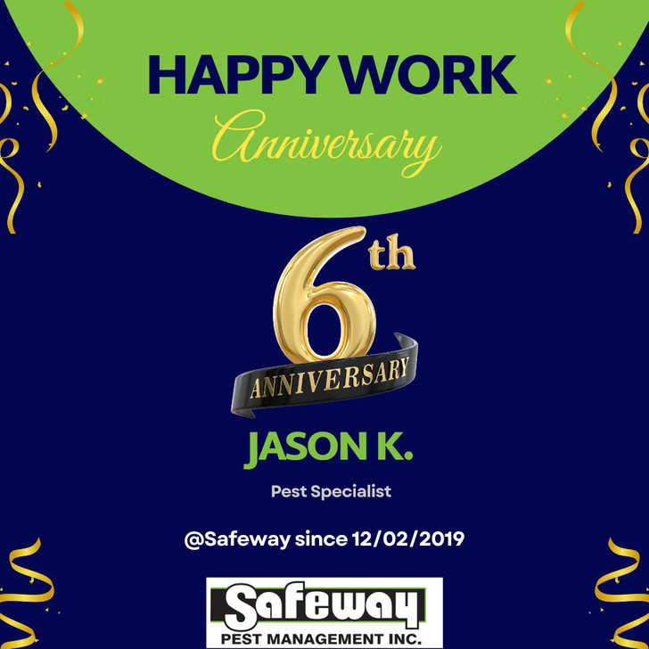 Happy 6th Anniversary, Jason K.