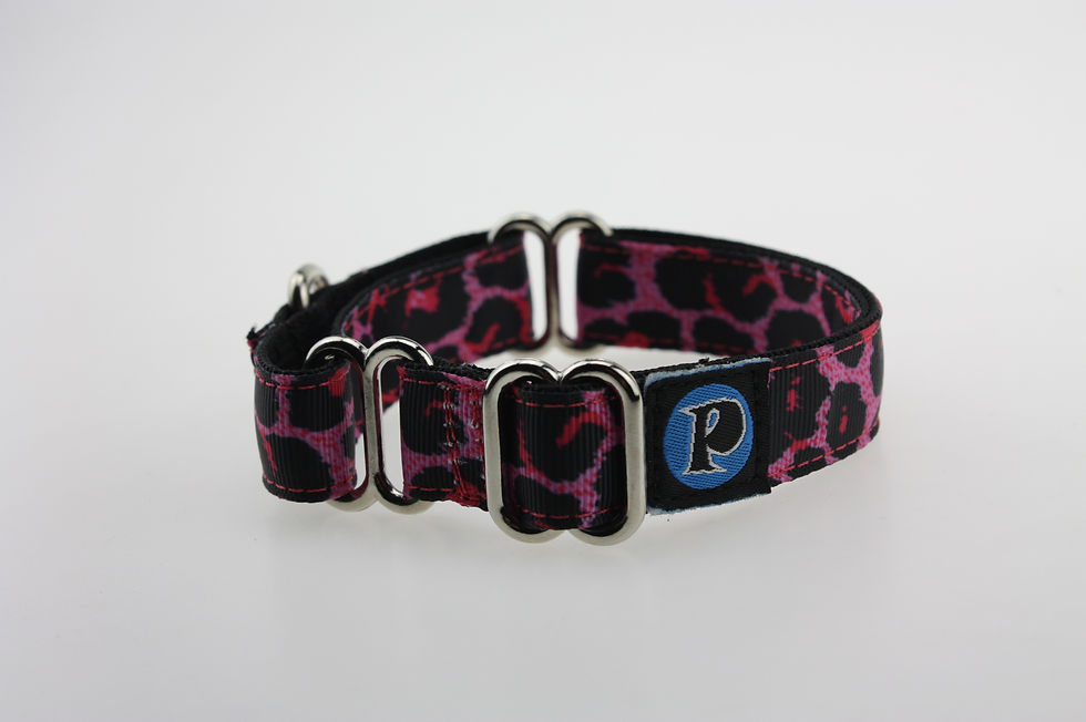 Miniature : Collier Léopard Rose