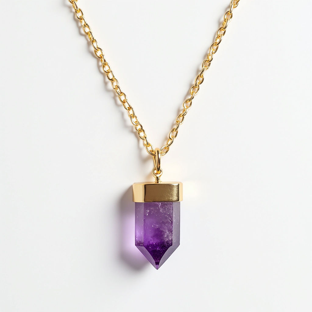 Amethyst Crystal Necklace