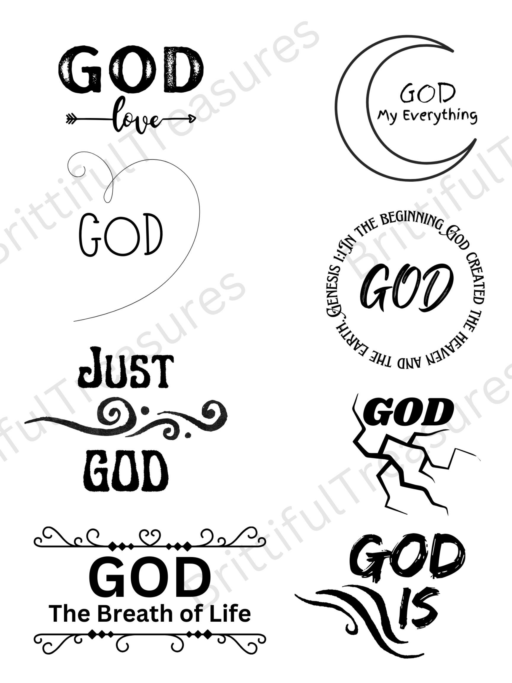 God | Digital Variety Pack