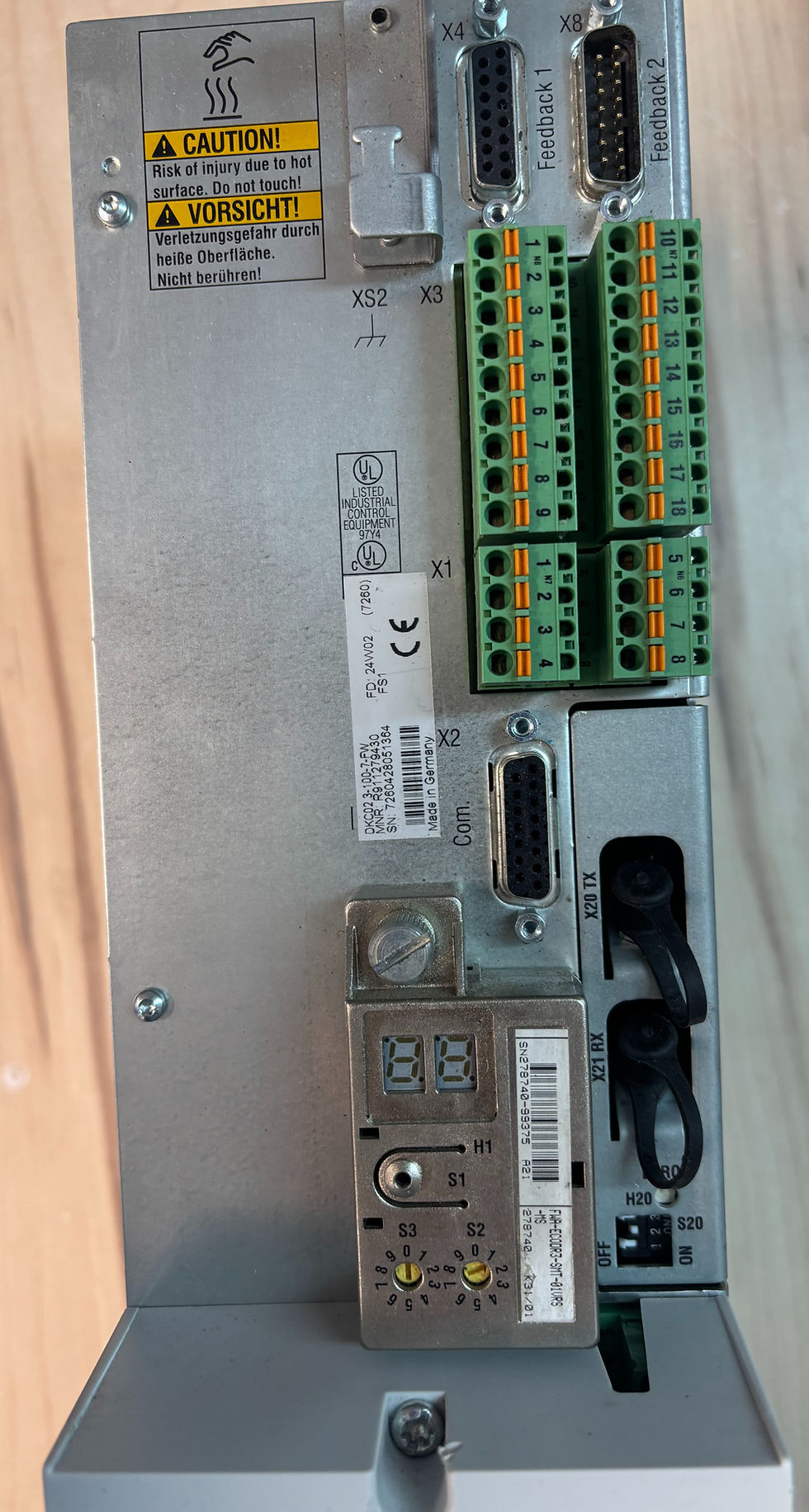 Miniatura: REXROTH  DKC02.3-100-7-FW
