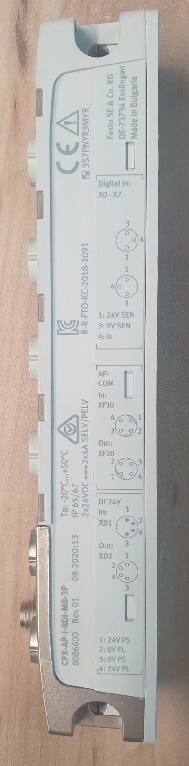 Miniatura: FESTO  CPX-AP-I-8DI-M8-3P