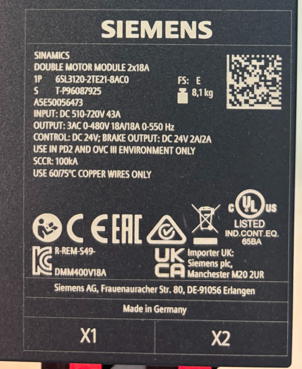 Miniatura: 6SL3120-2TE21-8AC0 SIEMENS
