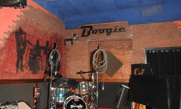 Palco del Boogie Club Roma, pub con musica dal vivo in zona Portuense a Roma.