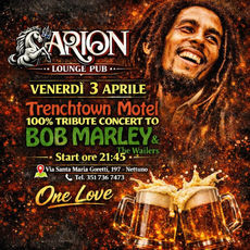 Trenchtown Motel live ad Arion Club Nettuno, serata reggae con tribute concert a Bob Marley in locale con musica dal vivo vicino Roma.