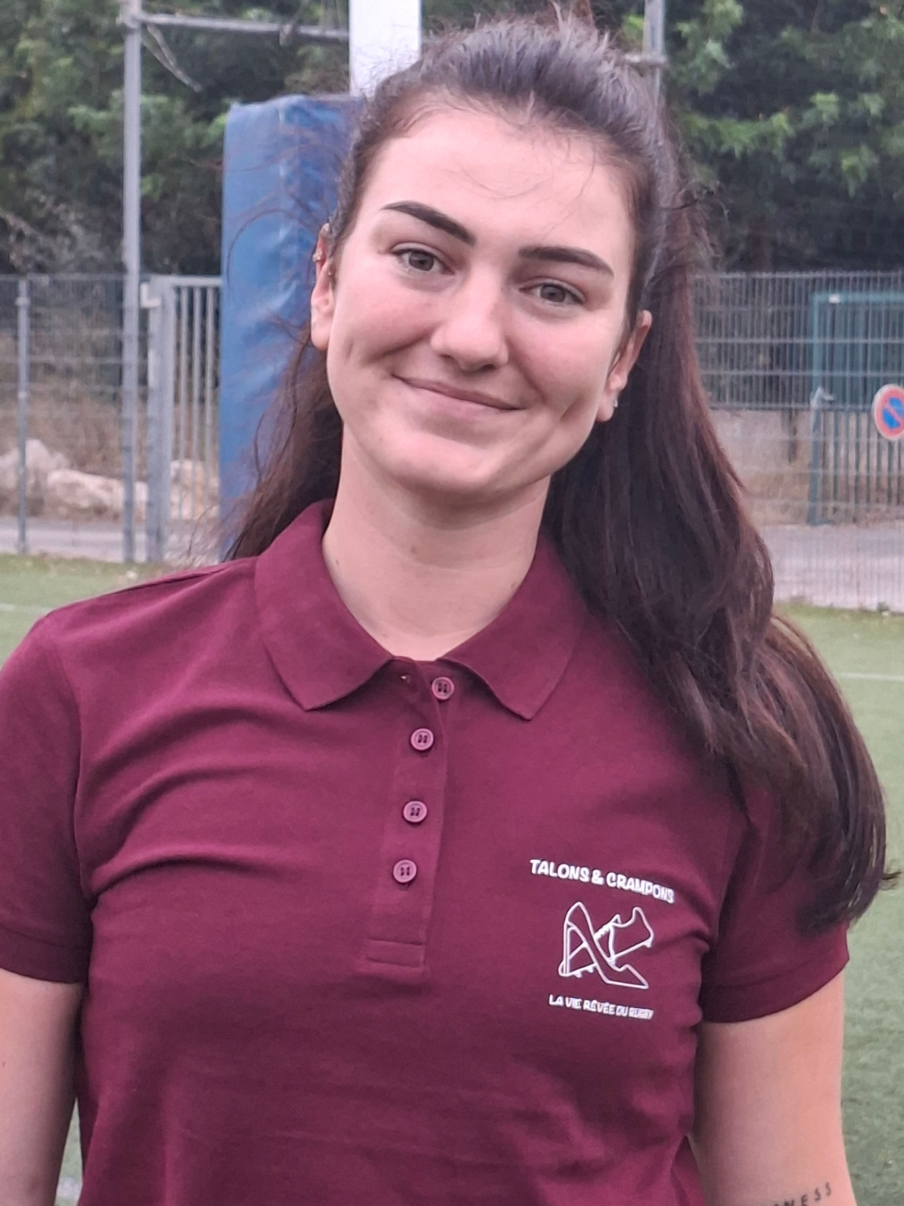 Polo rugby femme "TALONS & CRAMPONS"