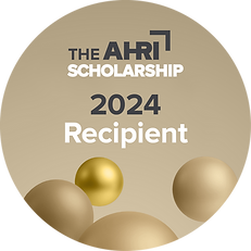 AHRI Scholarship Badge