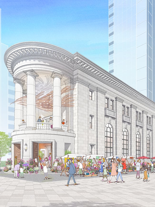 横浜市の歴史的建造物「旧第一銀行横浜支店」の施設名称が「BankPark YOKOHAMA」に決定シェアオフィス「goodroom lounge 横浜馬車道」が本日先行開業(7/31〜)