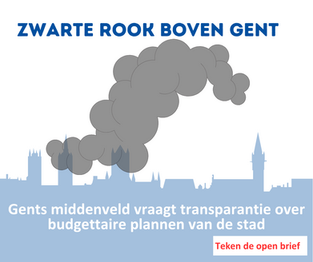 Zwarte rook boven Gent