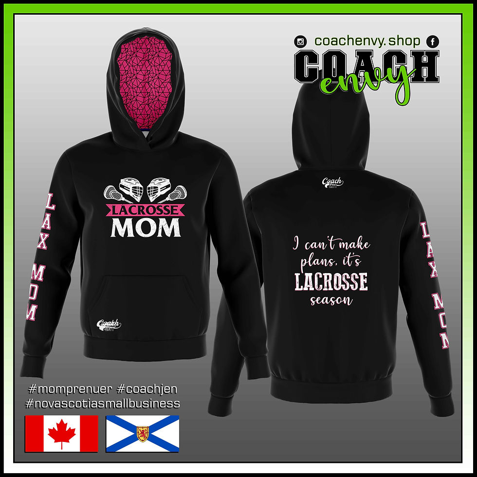 Lacrosse Mom Pullover Hoodie - CLEARANCE