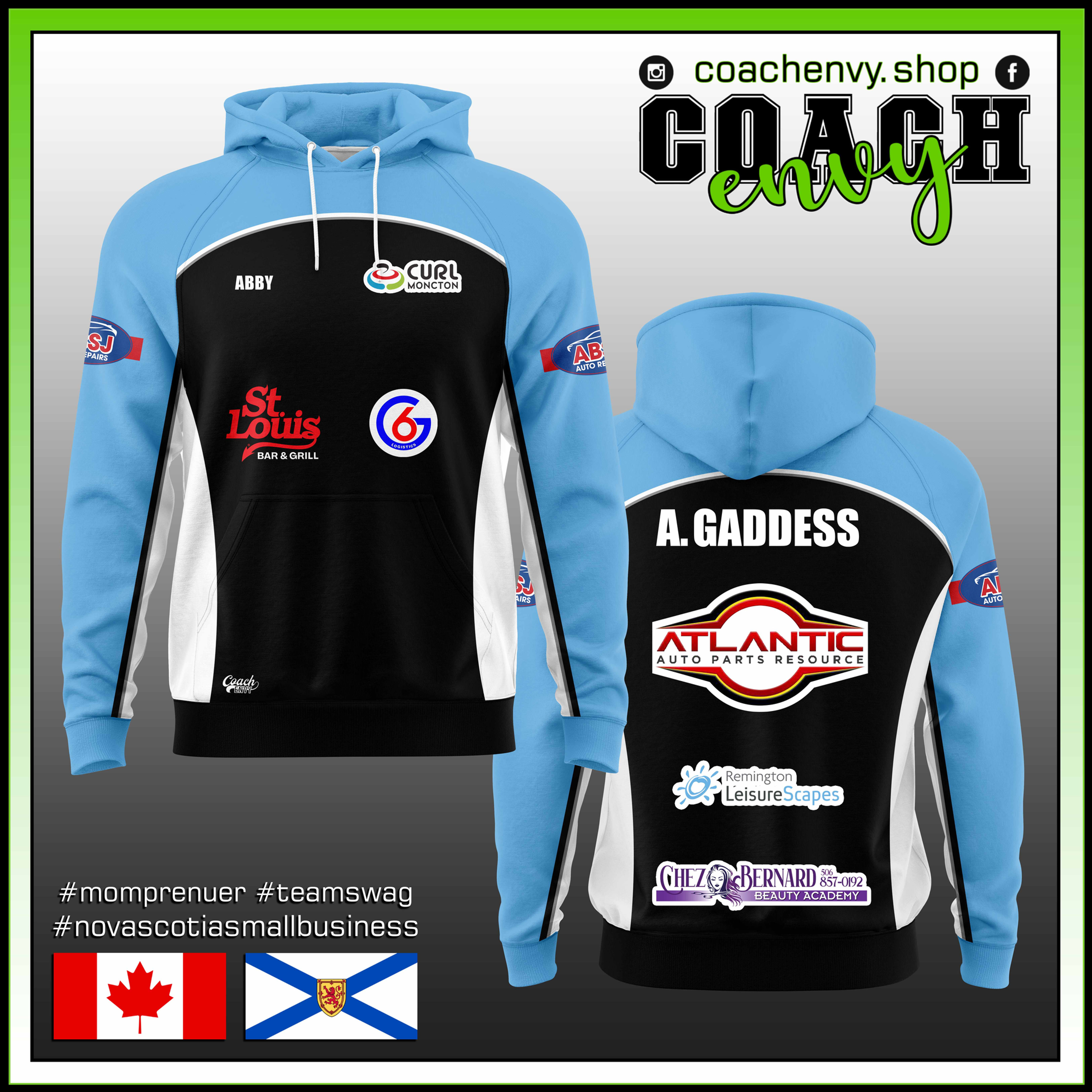 Team Gaddess-Jessop - Curling Hoodie