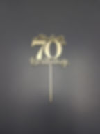 70th Celebration