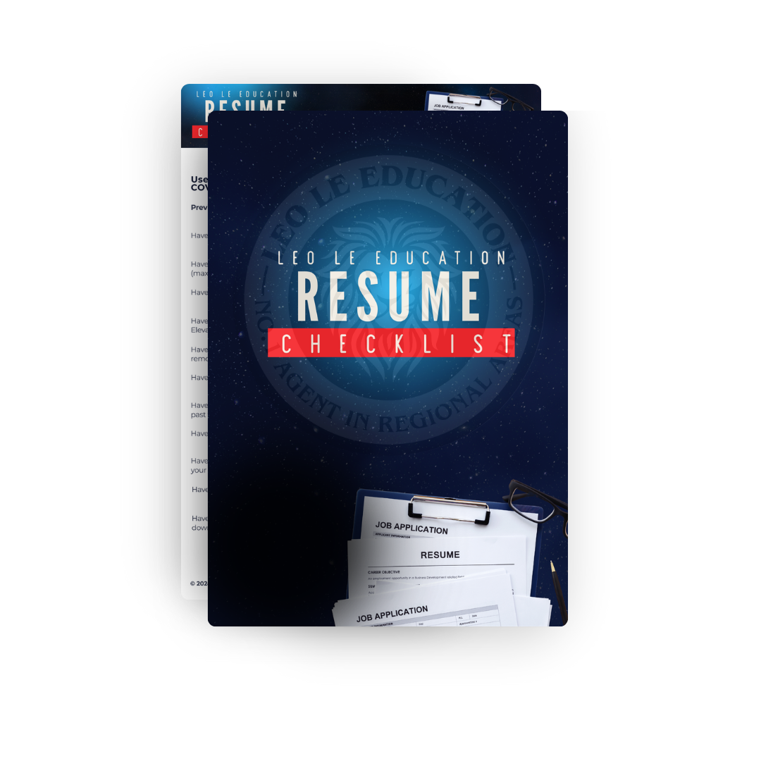 Resume Checklist
