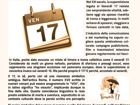Viernes 17: el día de la desgracia en el imaginario italiano