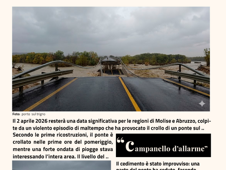 El derrumbe del puente sobre el Trigno: una tragedia evitada por poco