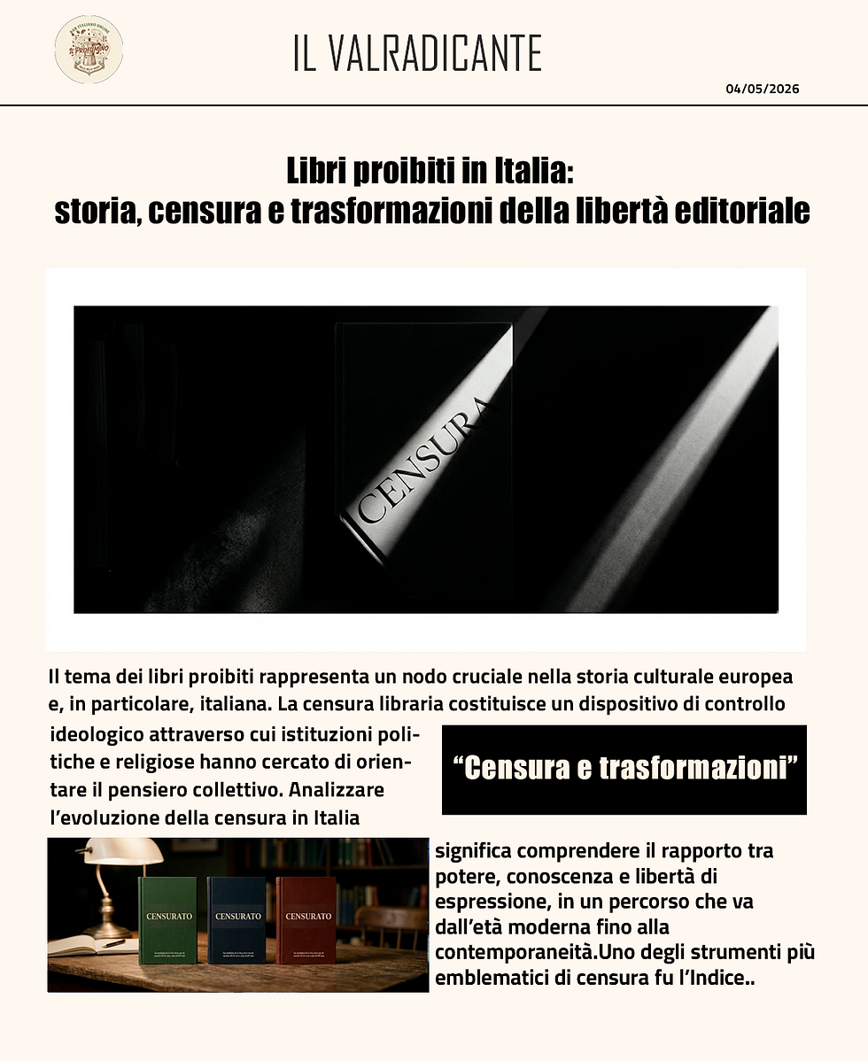 Libri proibiti in Italia: storia, censura e trasformazioni della libertà editoriale