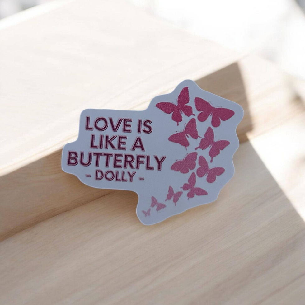 Thumbnail: Dolly Parton Sticker Set - Be a Rhinestone - In Dolly We Trust - die cut vinyl