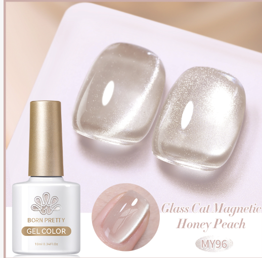 Glass cat magnetic gel Honey Peach #MY96