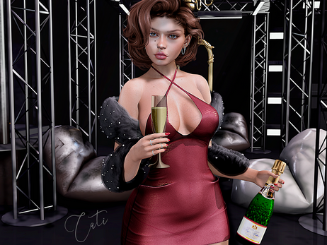 "Anything is possible with a little lipstick and champagne."