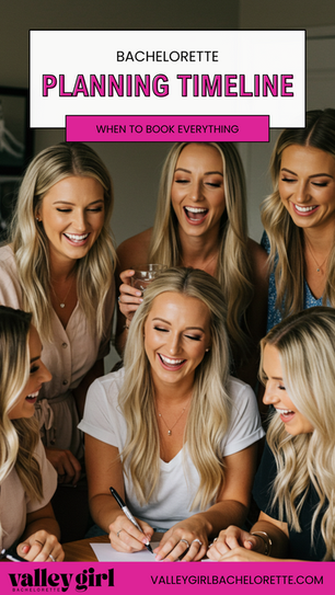Bachelorette Planning Timeline: When to Book Everything
