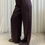 Miniature : Pantalon marron satiné 