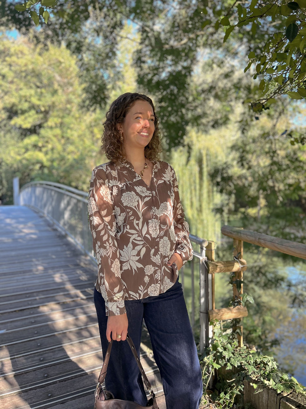 Miniature : Blouse kaki (grande taille)