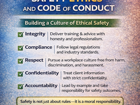 Safety Ethics and Code of Conduct
