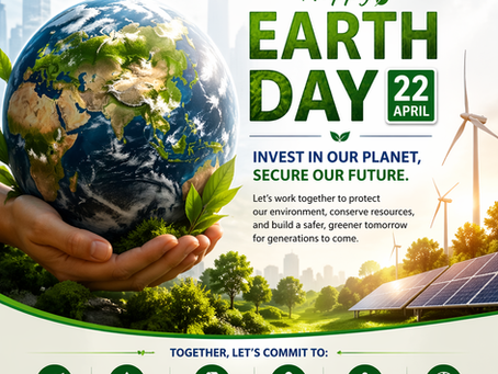 Earth Day 2026 – Invest in Our Planet, Secure Our Future