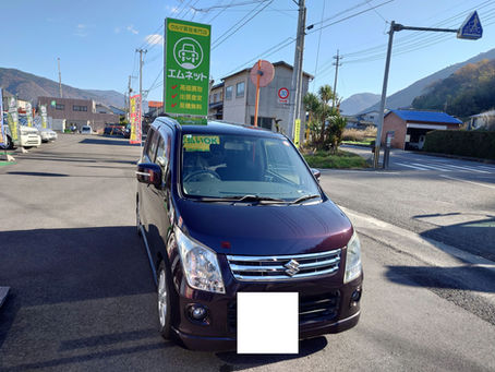 徳島県三好市のお客様より、スズキ・ワゴンRリミテッド・mh23sを車買取ご成約しました🚘️