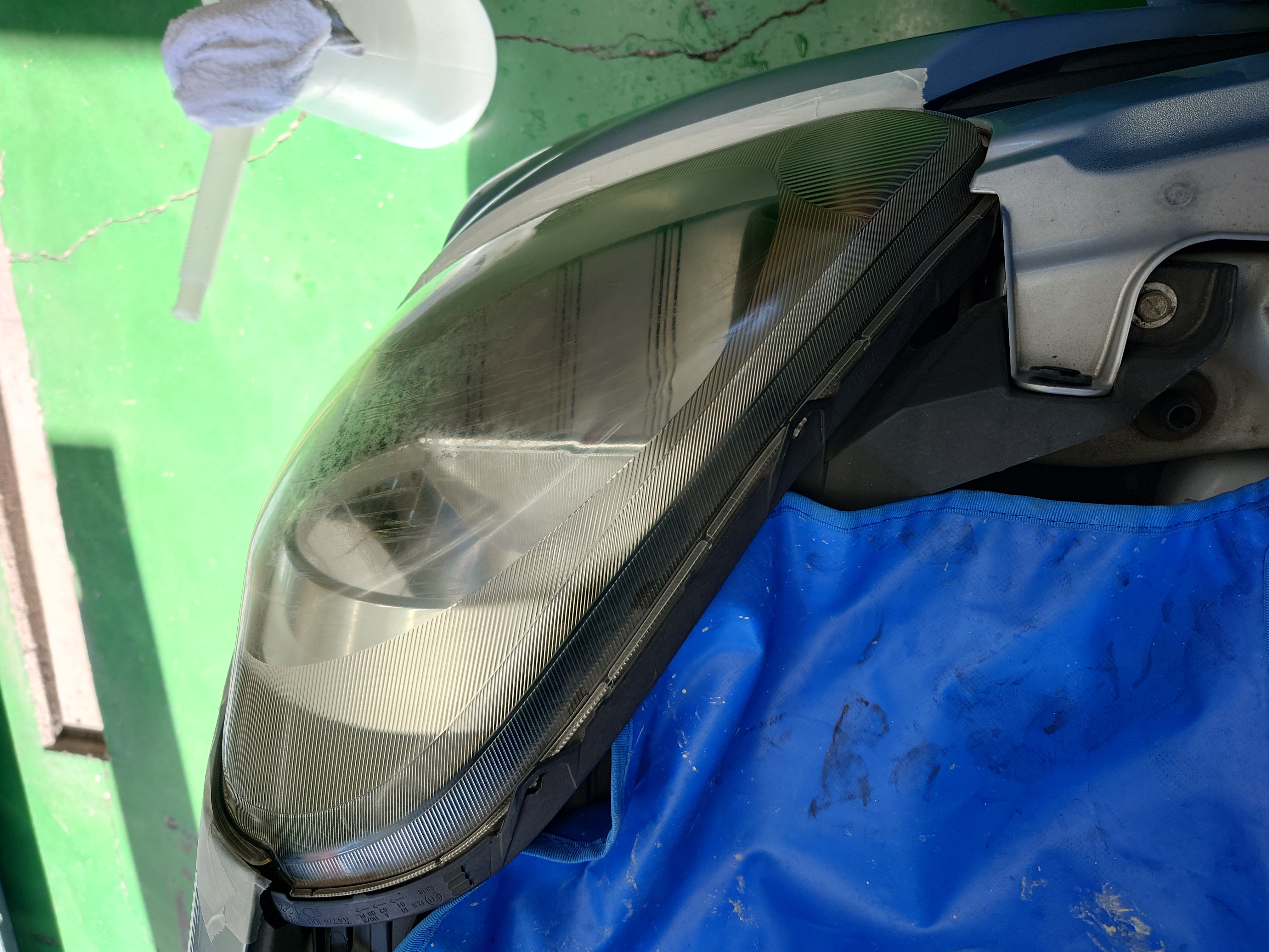 【徳島県三好郡】ダイハツ・ミライースのヘッドライトクリーニングを実施🚘️