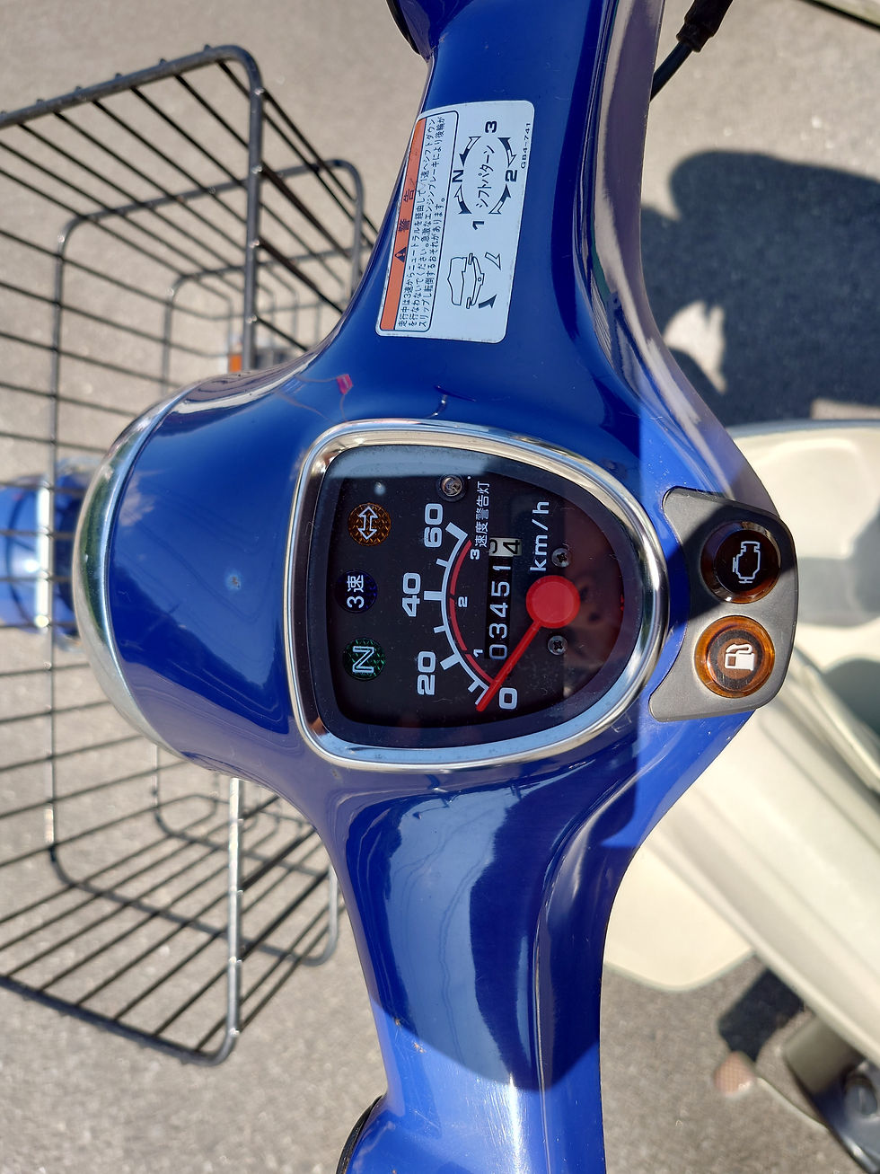 HONDAスーパーカブ50ccの走行距離
