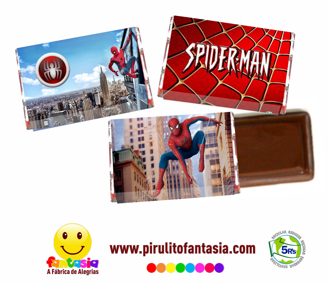 Mini Barrinhas de Chocolate