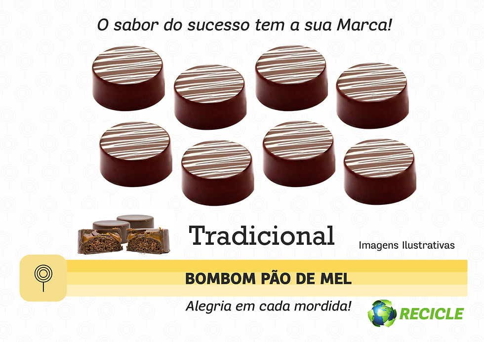 Bombom Pão de Mel Tradicional