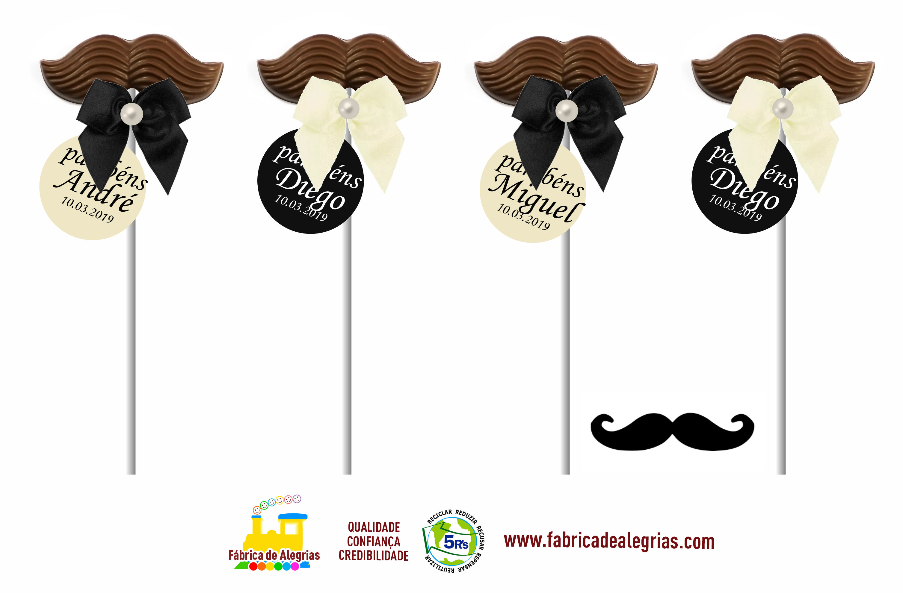 Pirulito Mini Bigodinho