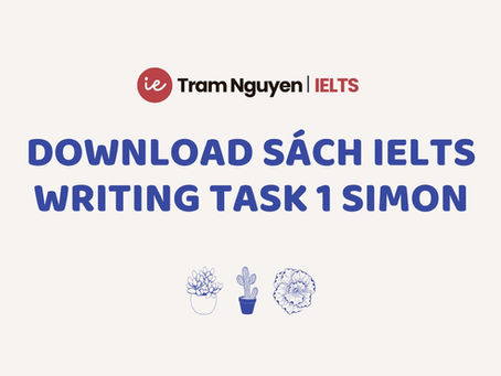 Download sách IELTS Writing Task 1 Simon: Review + Link tải PDF miễn phí