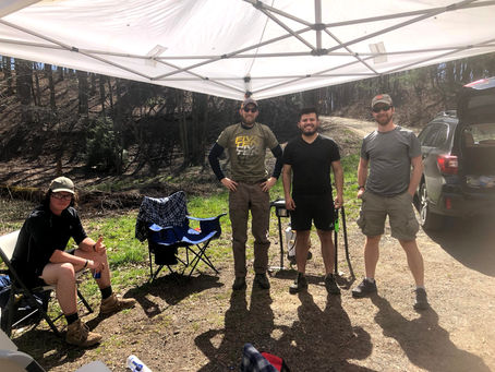 4/13/18 Day 264 AT Day 24:  No Business Knob Shelter to Erwin to Curley Maple Gap Shelter