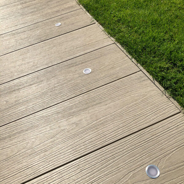 Thumbnail: HD Deck Pro Wide Composite Decking Board - Oyster 3.6m