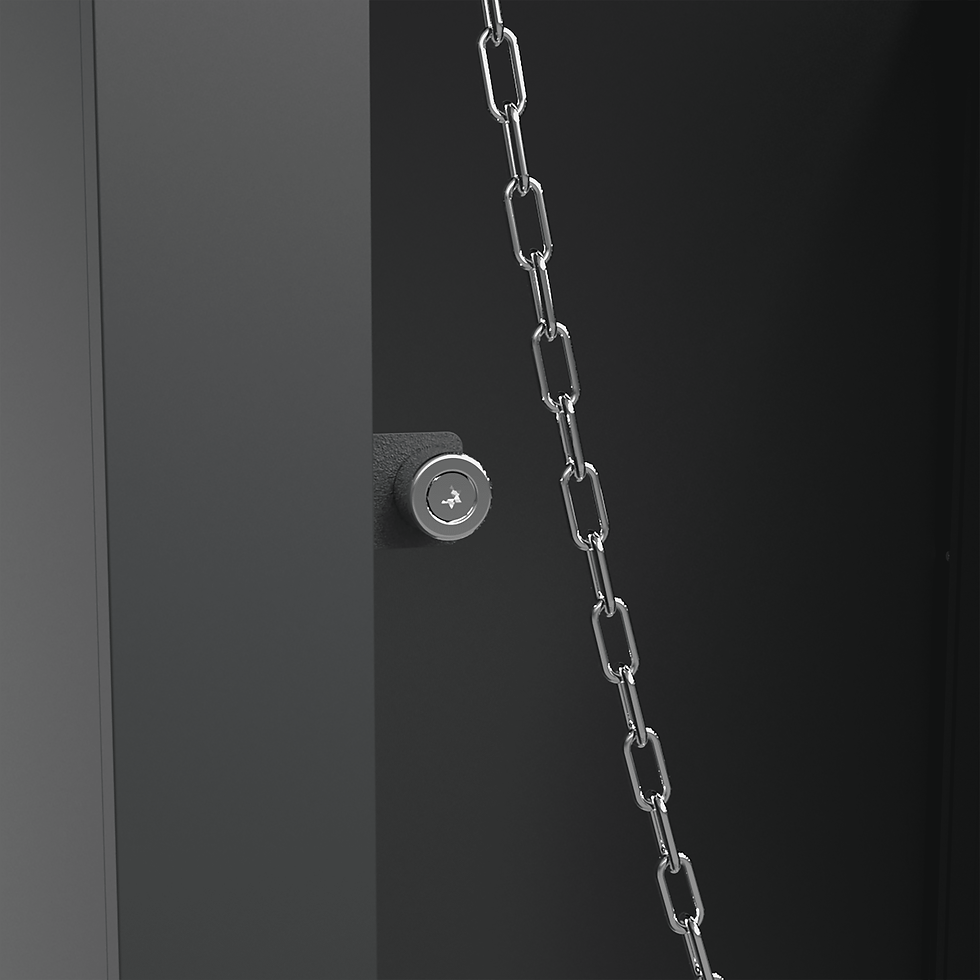 Thumbnail: Outdoor Single Wheelie Bin Storage with Planter- Charcoal & Woodgrain