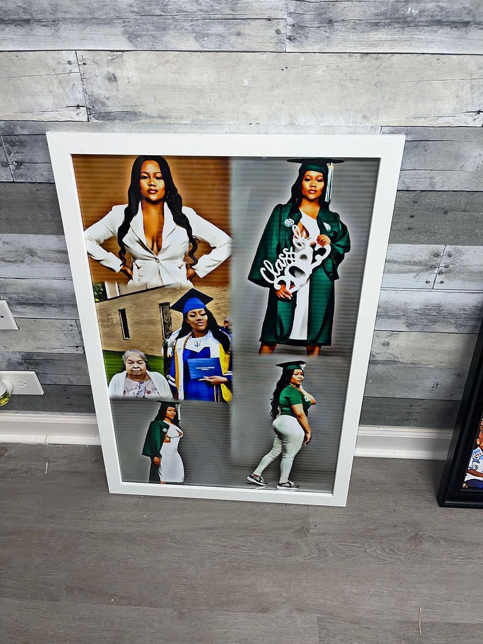 Thumbnail: Glass 20x30 create your own collage up to 5 pics 🖼️ READ INSTRUCTIONS BELOW👇🏾