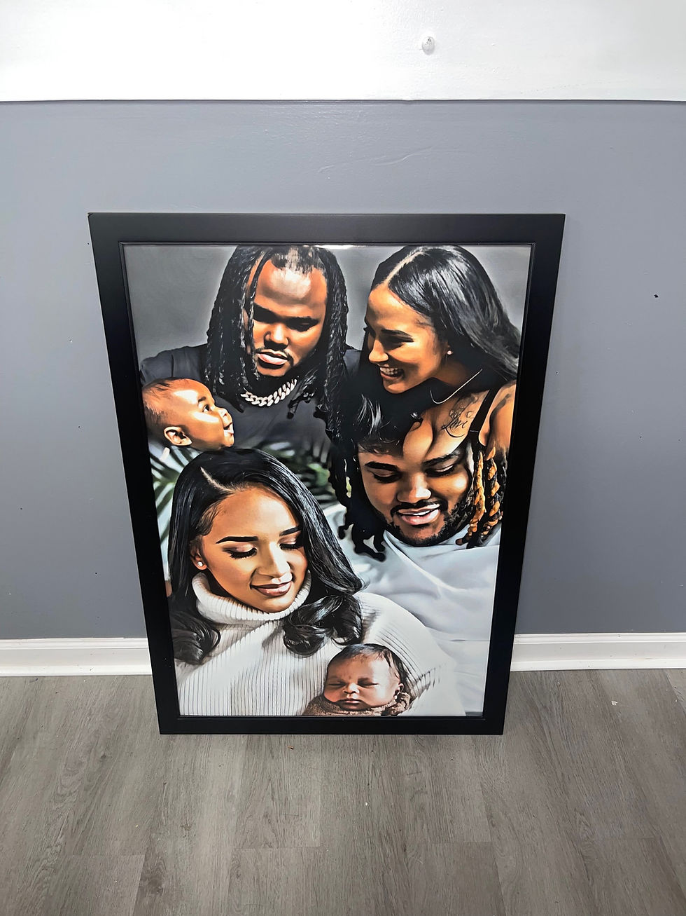 Thumbnail: Custom 40x30 Glass🖼️fits upto 8 photos 👉🏻PLEASE READ INSTRUCTIONS BELOW