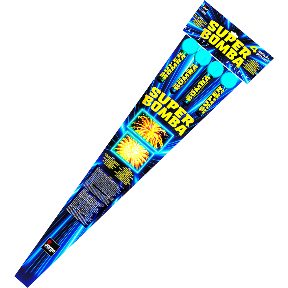 Razzo SUPER BOMBA 4pz