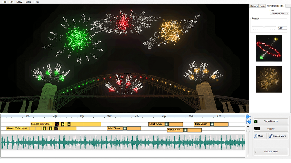 Miniaturbild: FWSim Pro 3D - Professioneller pyrotechnischer Simulator