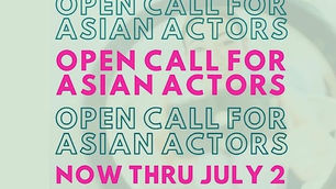 Asian Actors Open Call Casting Society of American (CSA)