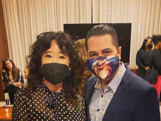 Walid Chaya & Sandra Oh Netflix Screening “The Chair” West Hollywood