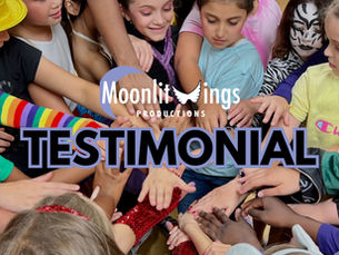 Testimonial "Performing Arts Camp" Parent Kathleen J. at Moonlit Wings Productions May 2025